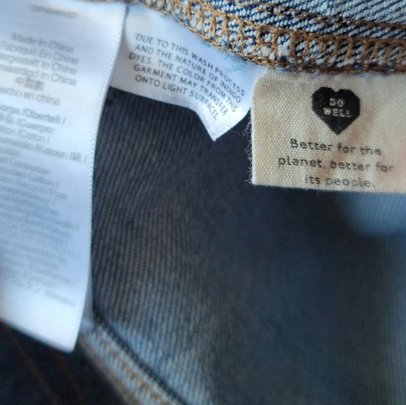 Madewell Maternaty Medium Wash Blue Jeans - Picture 7 of 12